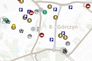 Map-portal BUDŻET OBYWATELSKI - ZADANIA ZWYCIĘSKIE